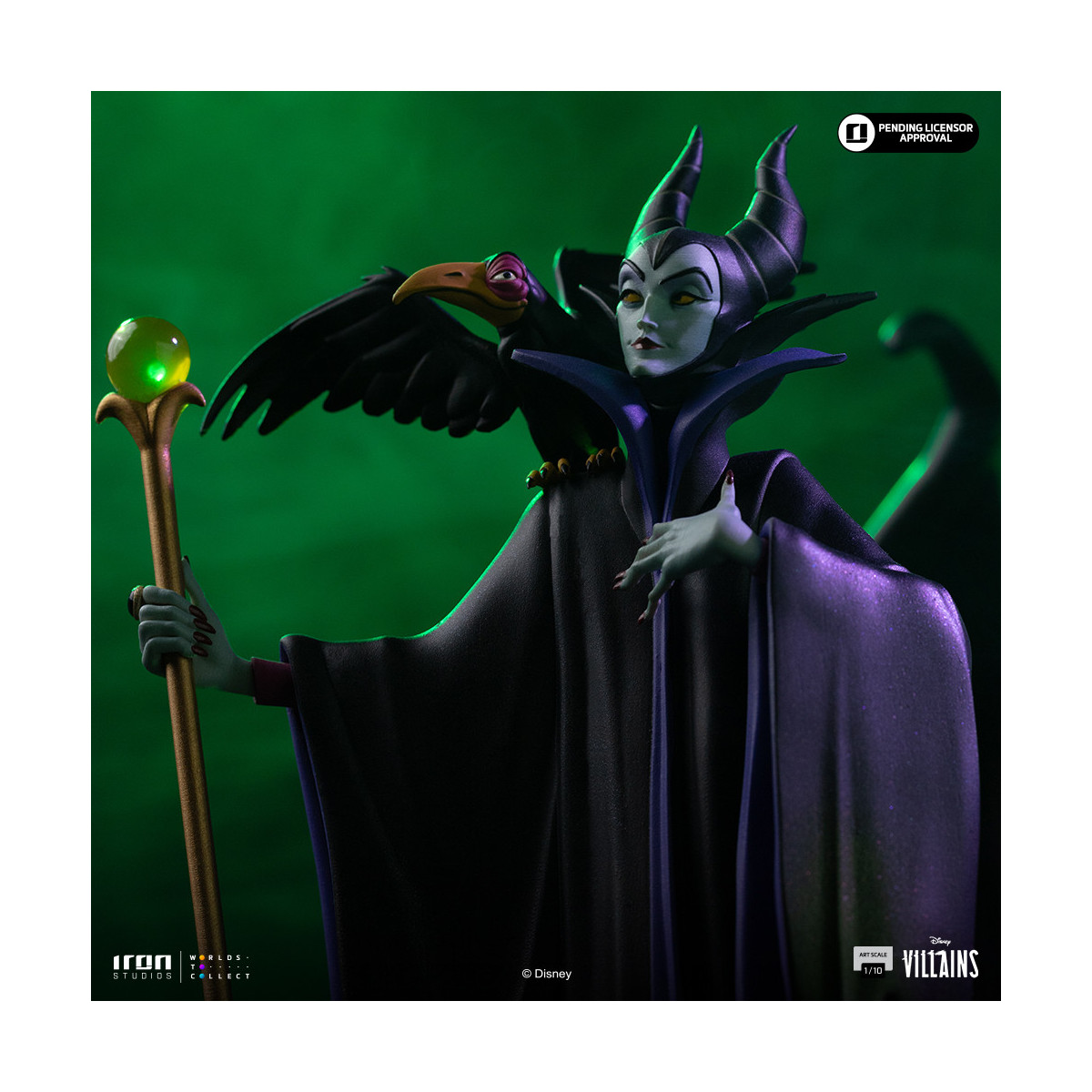 Iron Studios - Disney Villains Maleficent Art Scale 1/10 - Maleficent - Sleeping Beauty
