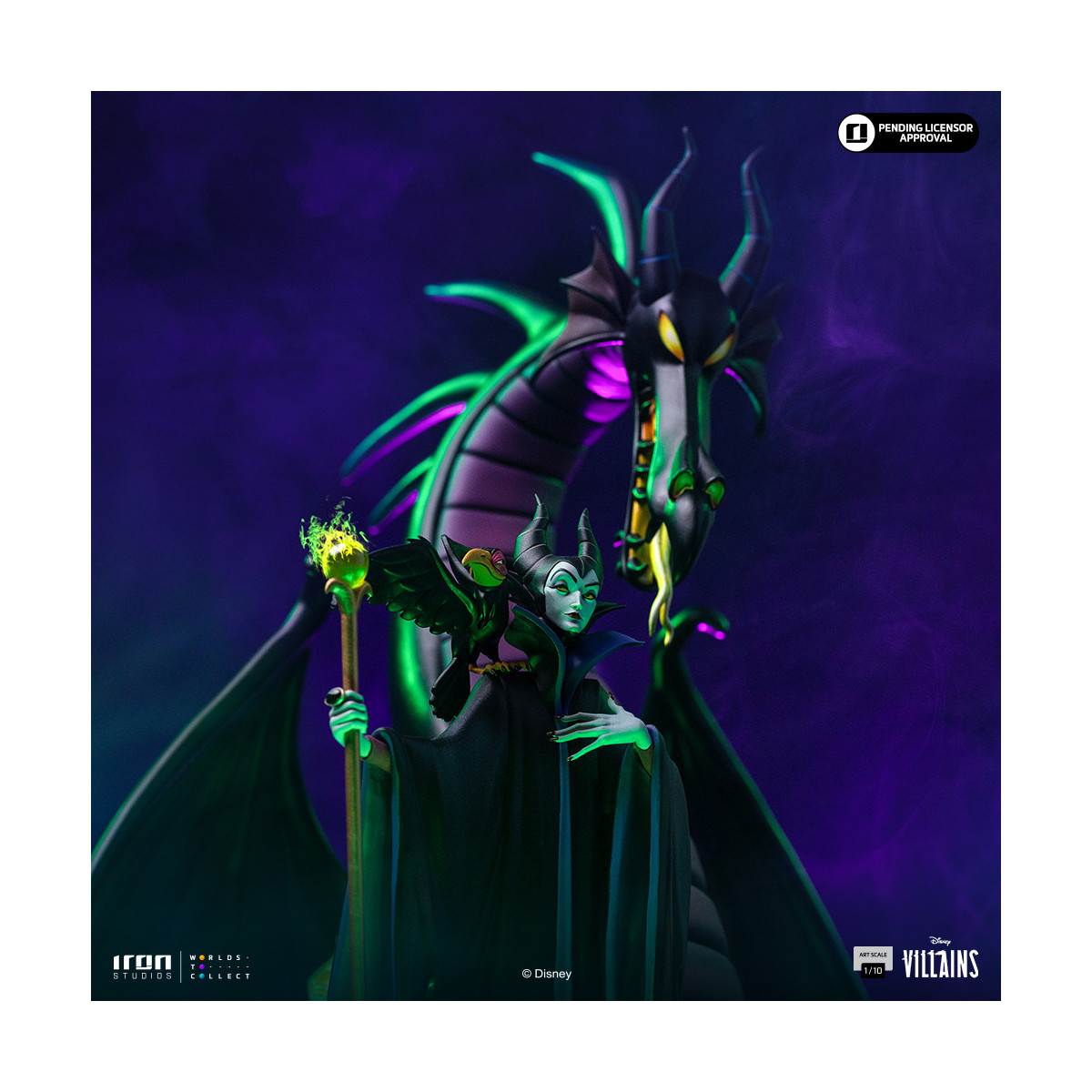 Iron Studios - Disney Villains Maleficent Art Scale 1/10 - Maleficent - Sleeping Beauty