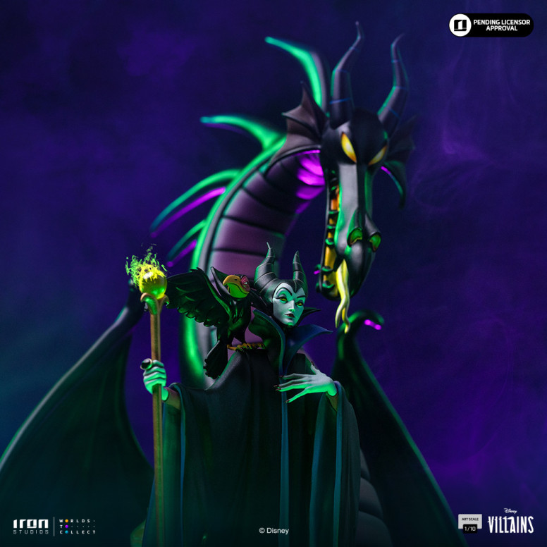 Iron Studios - Disney Villains Maleficent Art Scale 1/10 - Maleficent - Sleeping Beauty