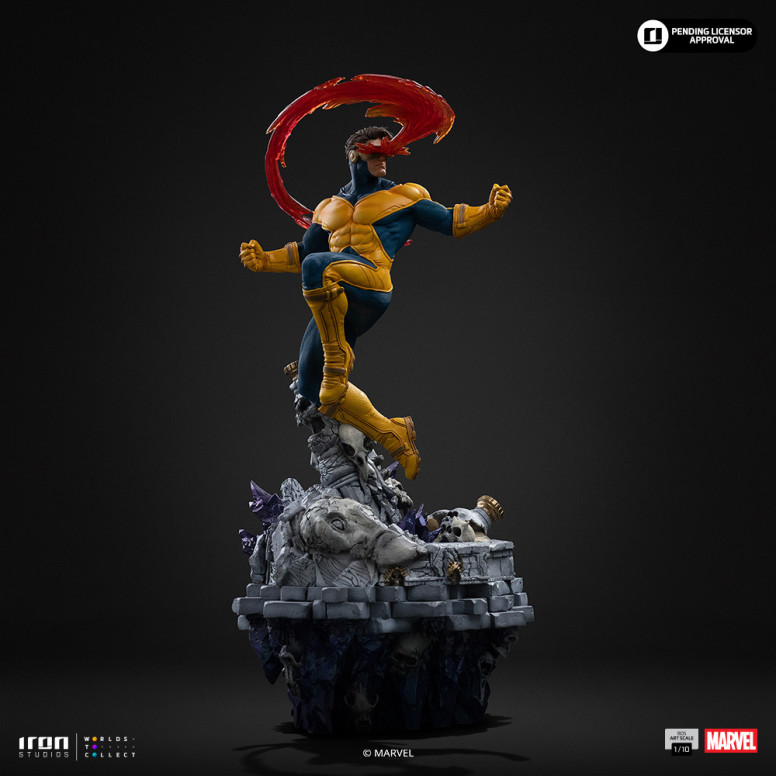 Iron Studios Marvel - Cyclop Deluxe Art Scale 1/10 - Infinity Gauntlet Diorama