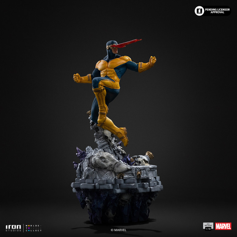 Iron Studios Marvel - Cyclop Deluxe Art Scale 1/10 - Infinity Gauntlet Diorama