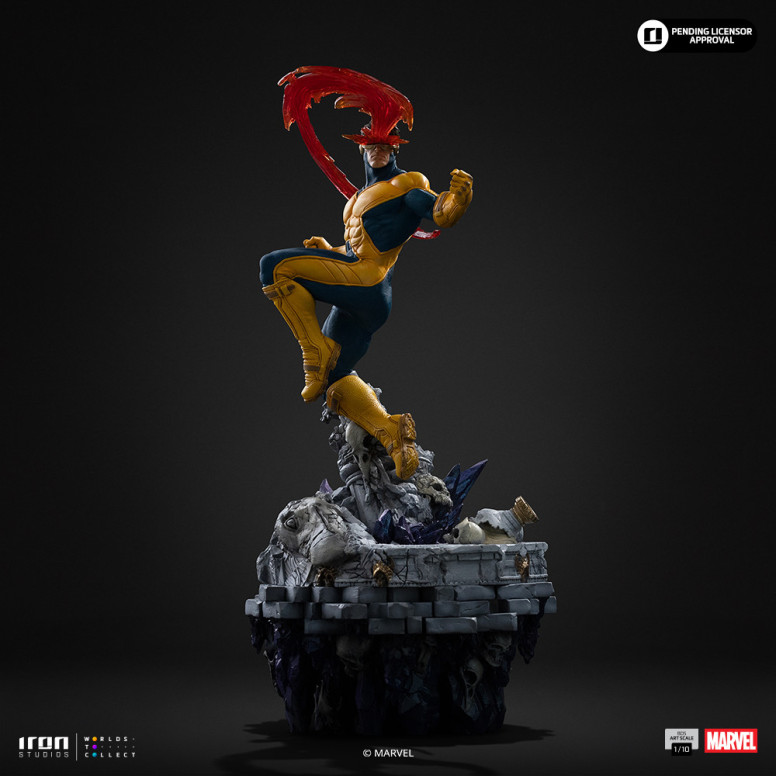 Iron Studios Marvel - Cyclop Deluxe Art Scale 1/10 - Infinity Gauntlet Diorama