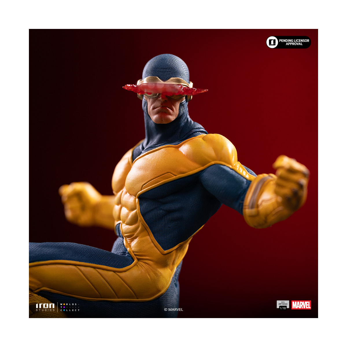Iron Studios Marvel - Cyclop Deluxe Art Scale 1/10 - Infinity Gauntlet Diorama