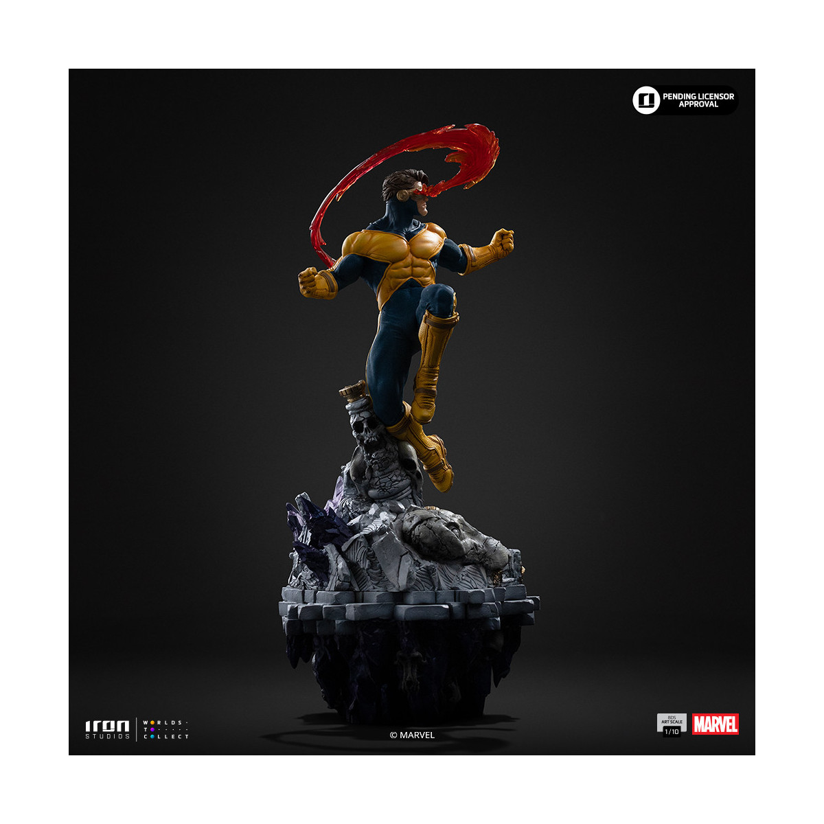 Iron Studios Marvel - Cyclop Deluxe Art Scale 1/10 - Infinity Gauntlet Diorama
