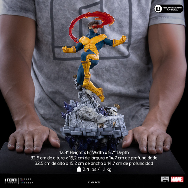Iron Studios Marvel - Cyclop Deluxe Art Scale 1/10 - Infinity Gauntlet Diorama