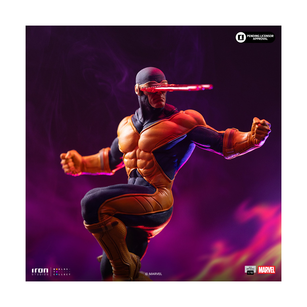 Iron Studios Marvel - Cyclop Deluxe Art Scale 1/10 - Infinity Gauntlet Diorama