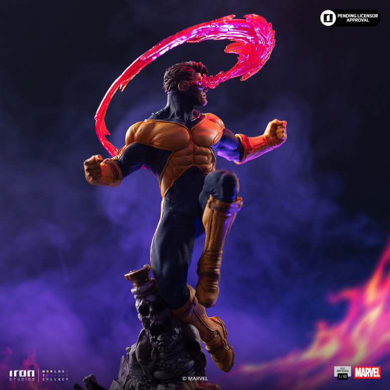 Iron Studios Marvel - Cyclop Deluxe Art Scale 1/10 - Infinity Gauntlet Diorama