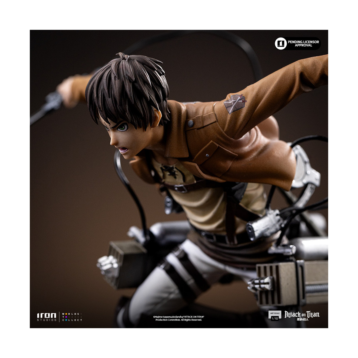 Iron Studios - Attack on Titan - Eren Yeager Art Scale 1/10 - theAttack on Titan