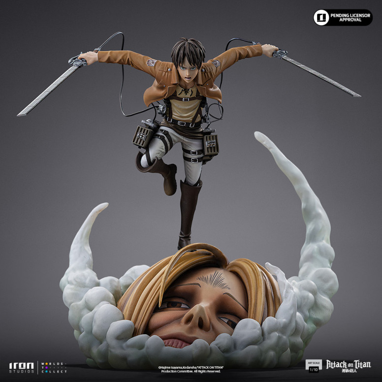 Iron Studios - Attack on Titan - Eren Yeager Art Scale 1/10 - theAttack on Titan