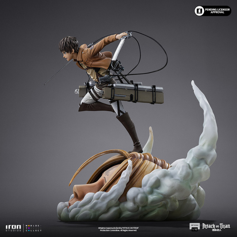 Iron Studios - Attack on Titan - Eren Yeager Art Scale 1/10 - theAttack on Titan