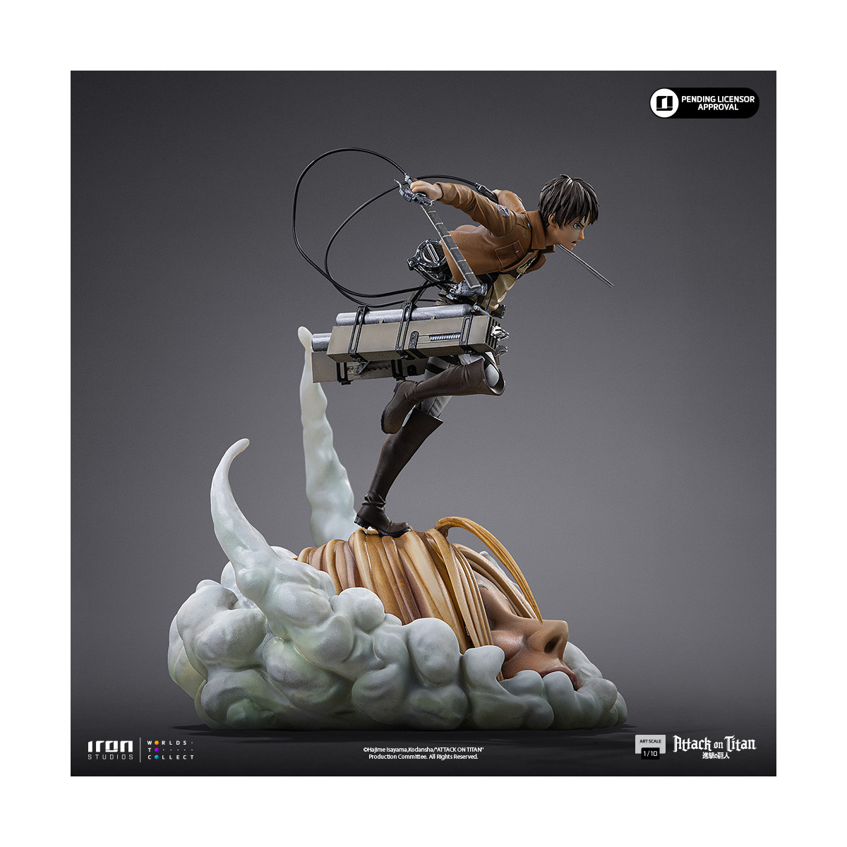 Iron Studios - Attack on Titan - Eren Yeager Art Scale 1/10 - theAttack on Titan