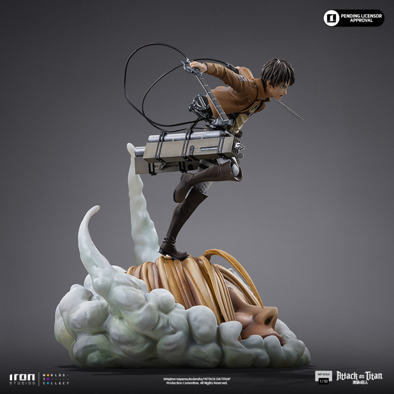 Iron Studios - Attack on Titan - Eren Yeager Art Scale 1/10 - theAttack on Titan