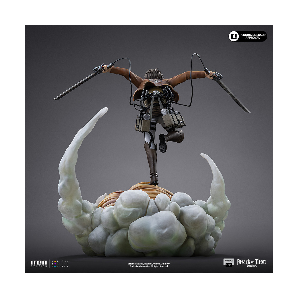 Iron Studios - Attack on Titan - Eren Yeager Art Scale 1/10 - theAttack on Titan
