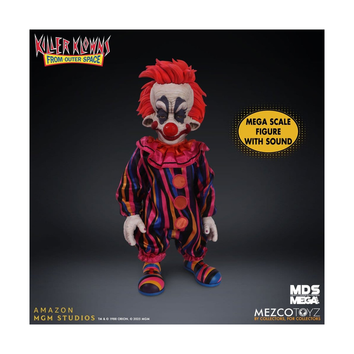 Mezco - Les Clowns tueurs venus d'ailleurs - Mega Scale RUDY - Mega Designer Series Killer Klowns from Outer Space