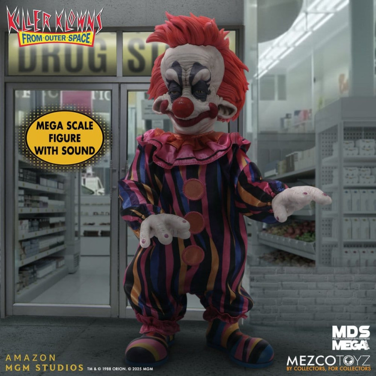 Mezco - Les Clowns tueurs venus d'ailleurs - Mega Scale RUDY - Mega Designer Series Killer Klowns from Outer Space
