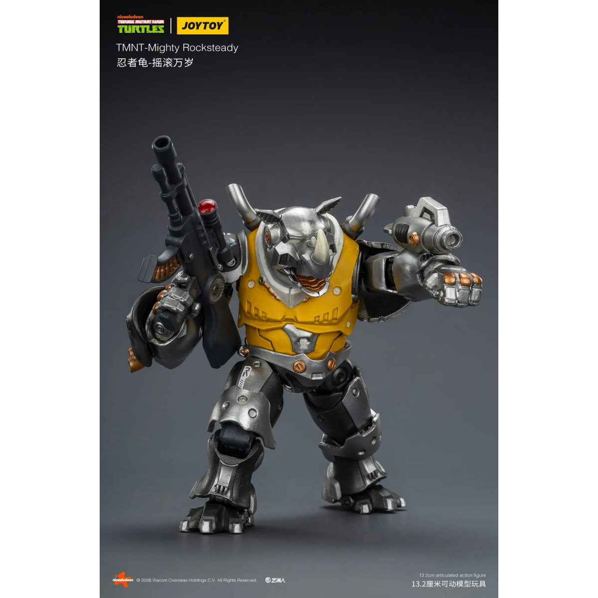 JoyToy TMNT - Mighty Rocksteady - Teenage Mutant Ninja Turtles 1/18
