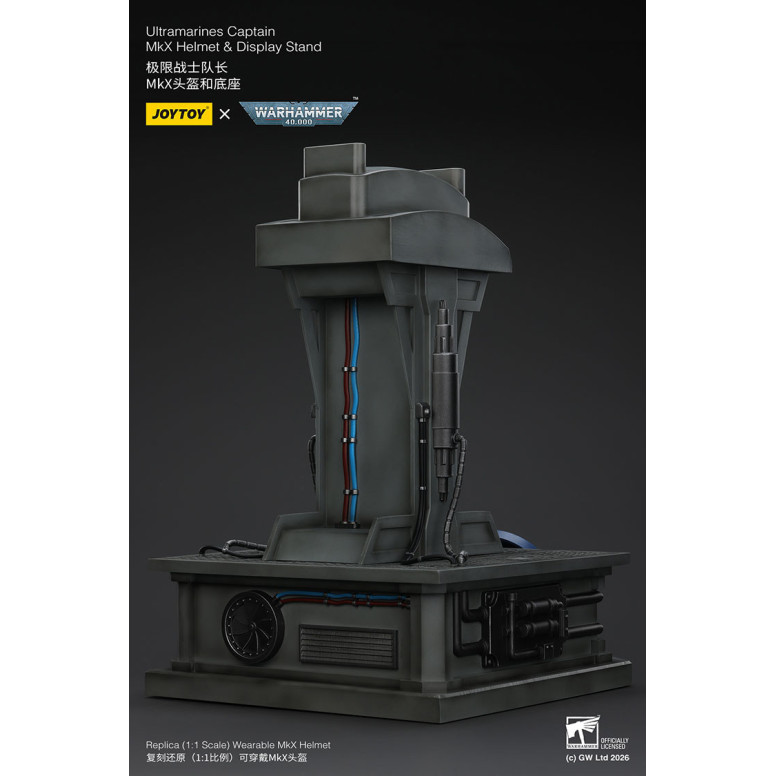 JoyToy - Ultramarines Captain MkX Helmet & Display Stand 1/1