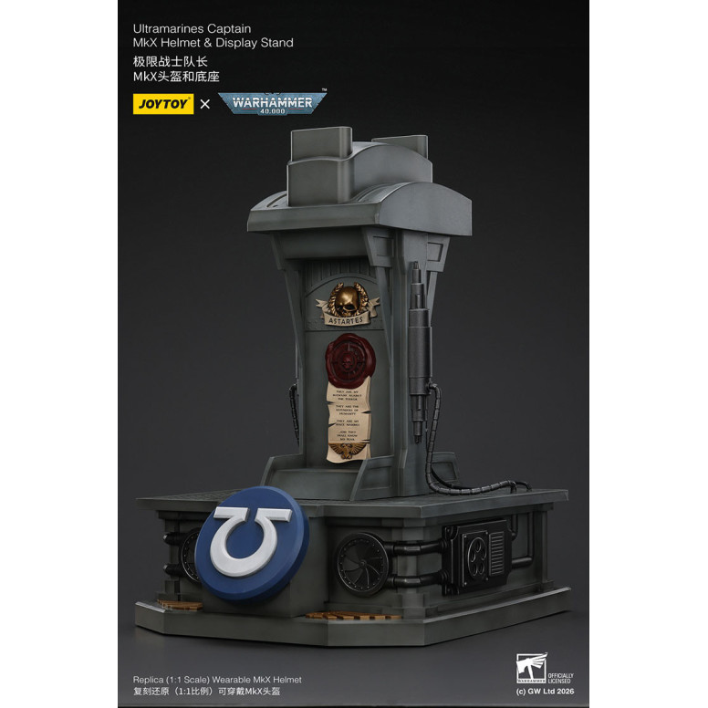 JoyToy - Ultramarines Captain MkX Helmet & Display Stand 1/1
