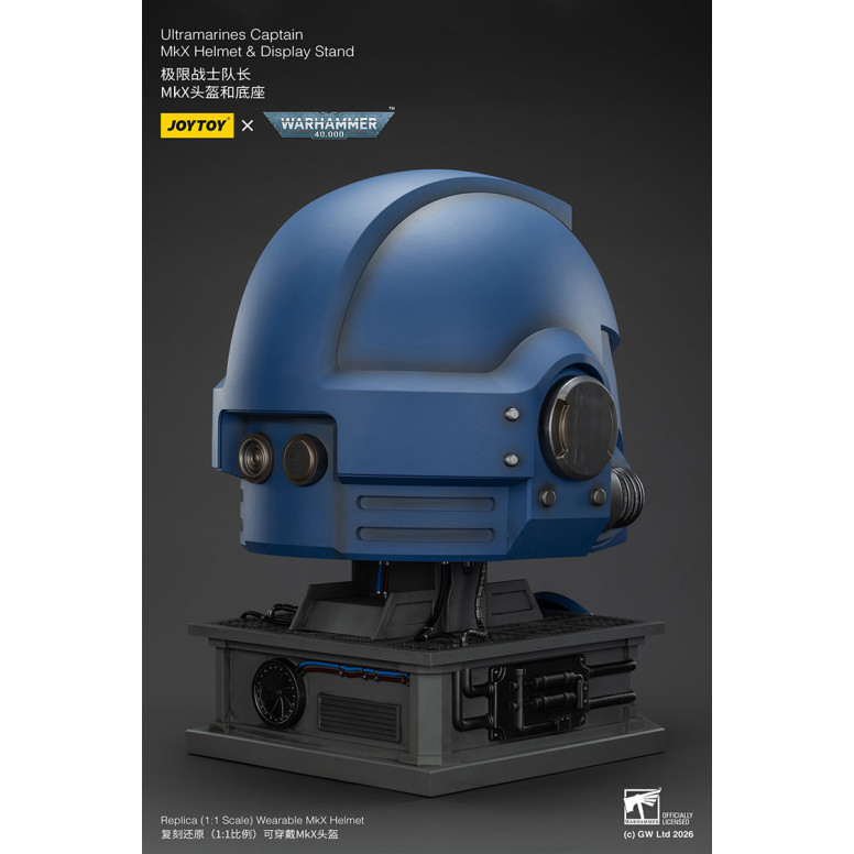 JoyToy - Ultramarines Captain MkX Helmet & Display Stand 1/1