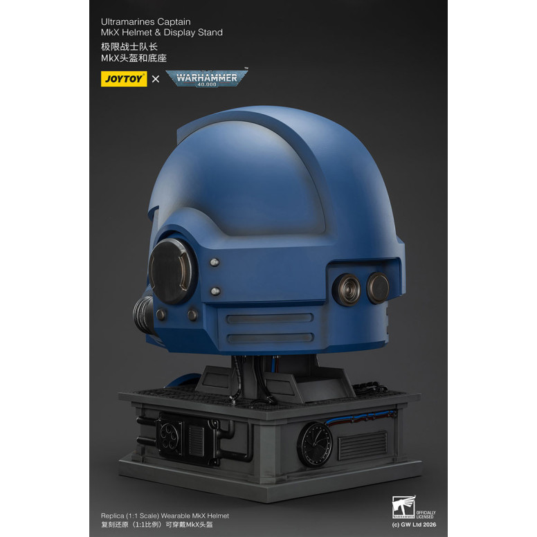 JoyToy - Ultramarines Captain MkX Helmet & Display Stand 1/1