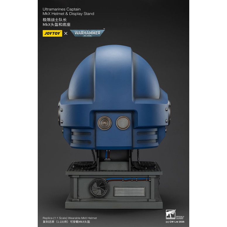 JoyToy - Ultramarines Captain MkX Helmet & Display Stand 1/1