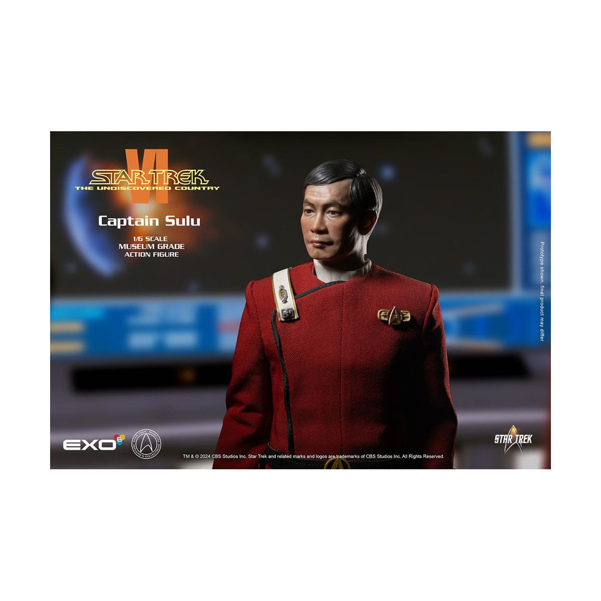 EXO-6 - Star Trek 6: Uncharted Territories 1/6 Captain Hikaru Sulu action figure