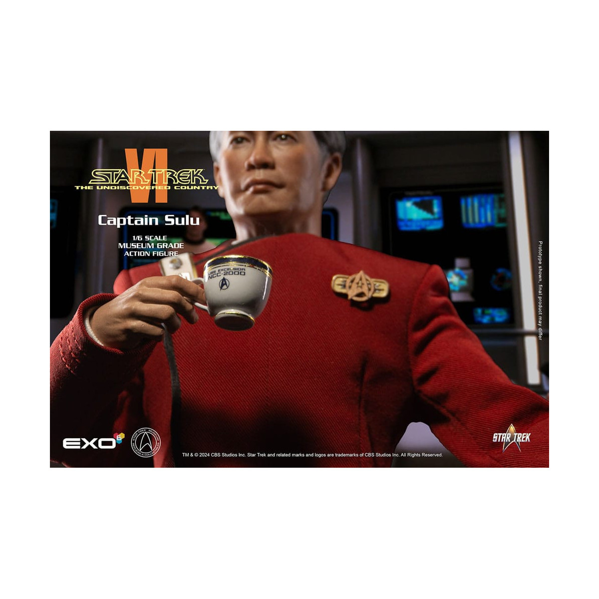 EXO-6 - Star Trek 6: Uncharted Territories 1/6 Captain Hikaru Sulu action figure