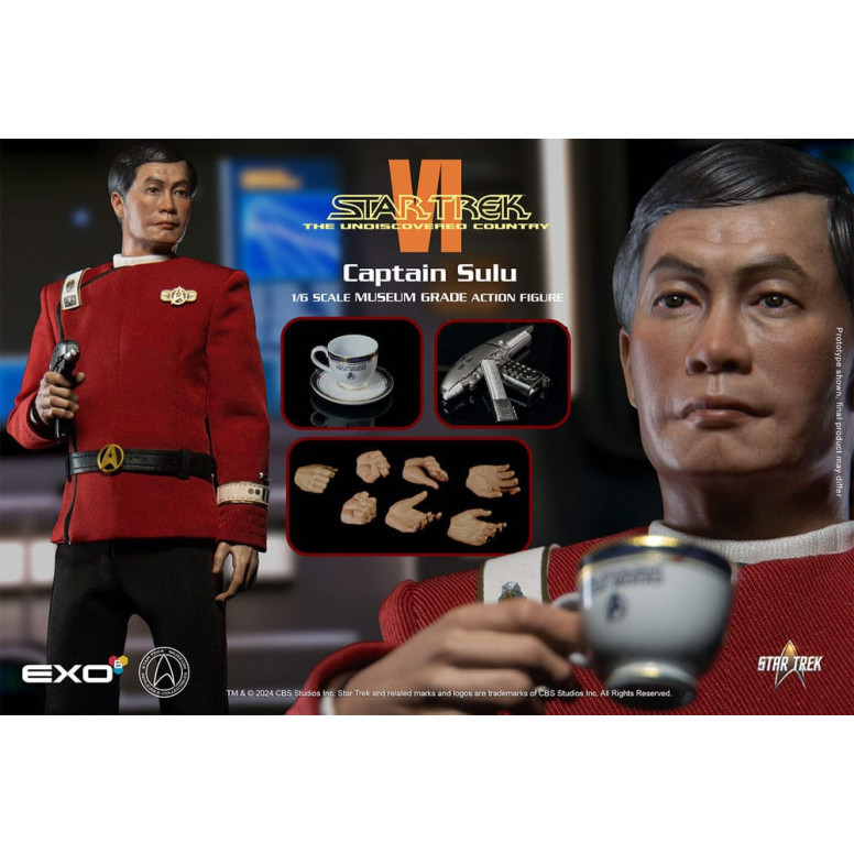 EXO-6 - Star Trek 6: Uncharted Territories 1/6 Captain Hikaru Sulu action figure