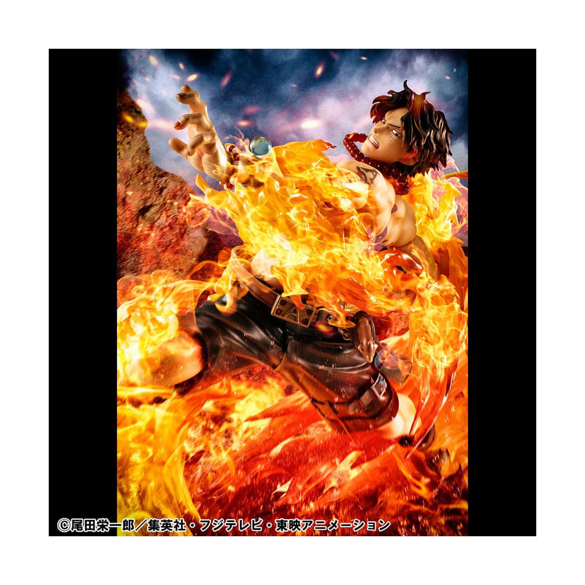 Megahouse One Piece Portrait Of Pirates - P.O.P. NEO-MAXIMUM Portgas D. Ace 15th Anniversary Super Limited Reprint Ver.