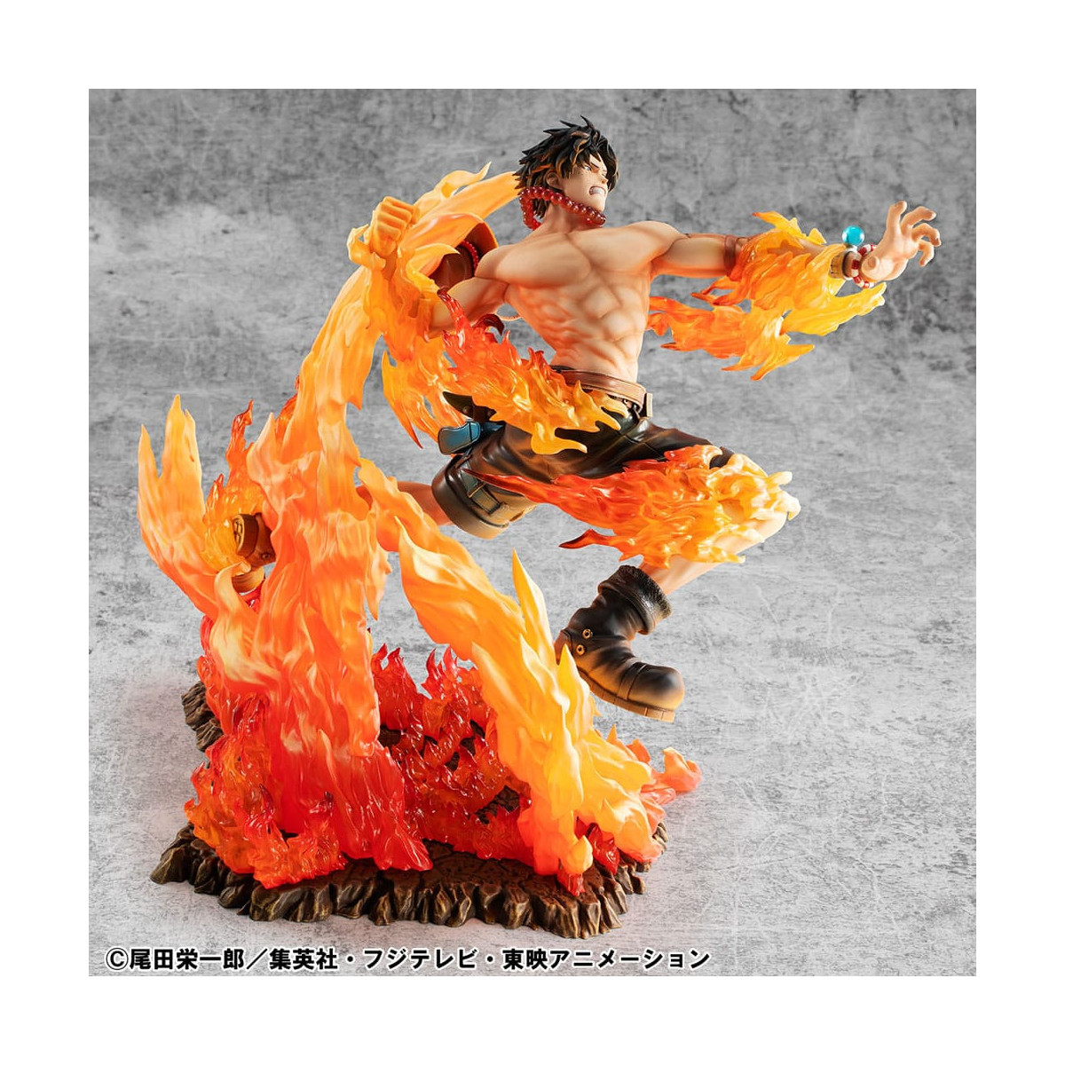 Megahouse One Piece Portrait Of Pirates - P.O.P. NEO-MAXIMUM Portgas D. Ace 15th Anniversary Super Limited Reprint Ver.