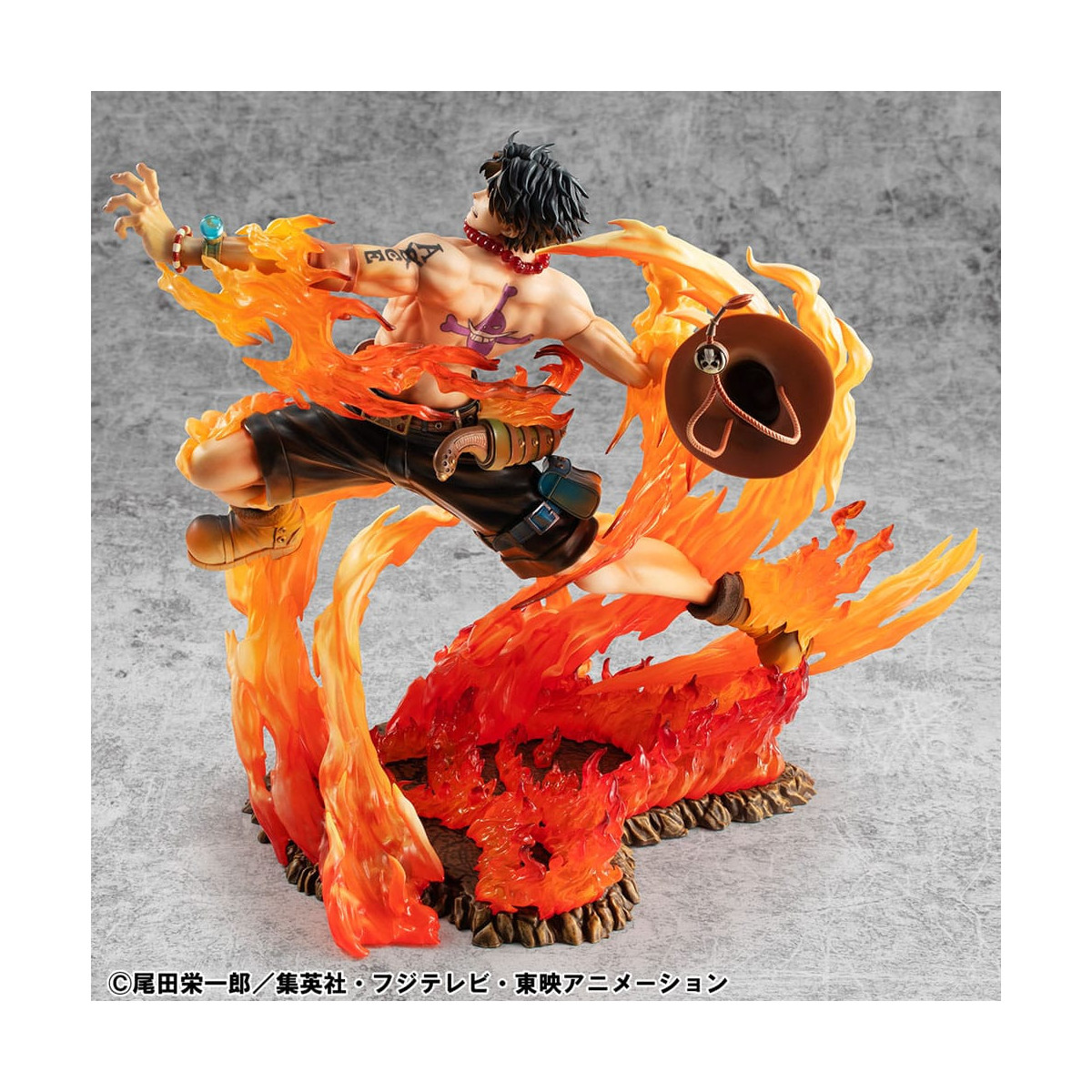 Megahouse One Piece Portrait Of Pirates - P.O.P. NEO-MAXIMUM Portgas D. Ace 15th Anniversary Super Limited Reprint Ver.