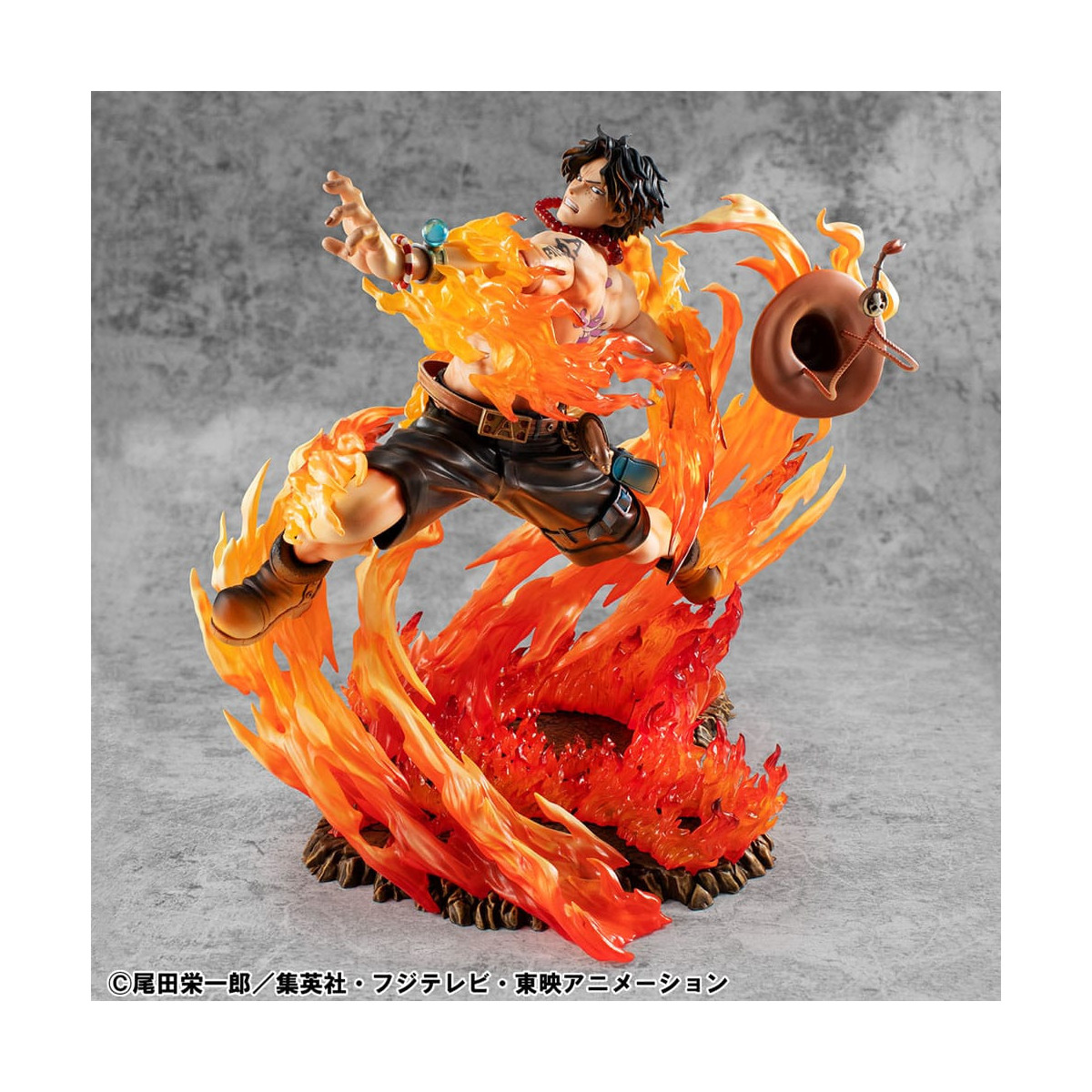 Megahouse One Piece Portrait Of Pirates - P.O.P. NEO-MAXIMUM Portgas D. Ace 15th Anniversary Super Limited Reprint Ver.