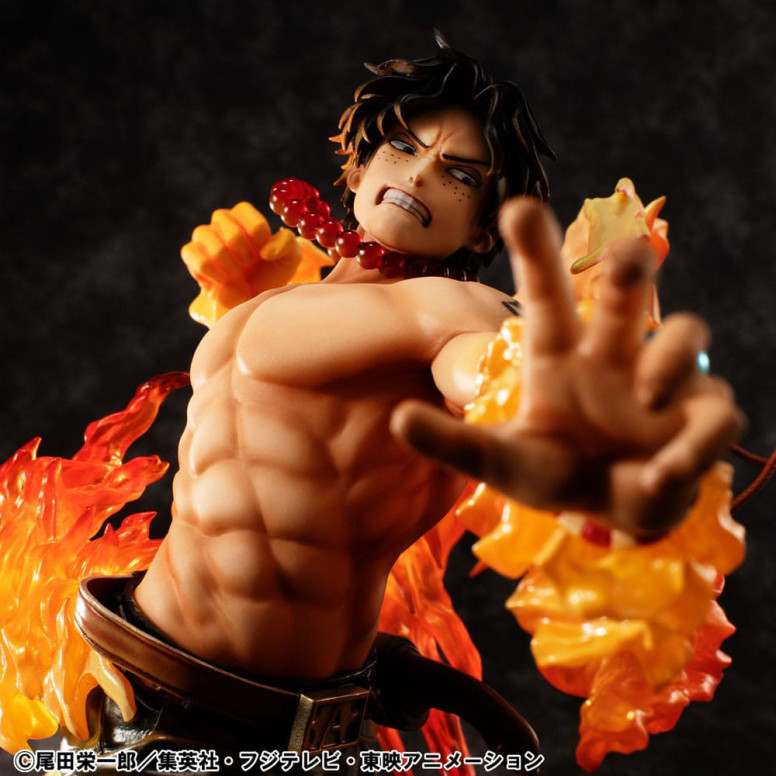 Megahouse One Piece Portrait Of Pirates - P.O.P. NEO-MAXIMUM Portgas D. Ace 15th Anniversary Super Limited Reprint Ver.