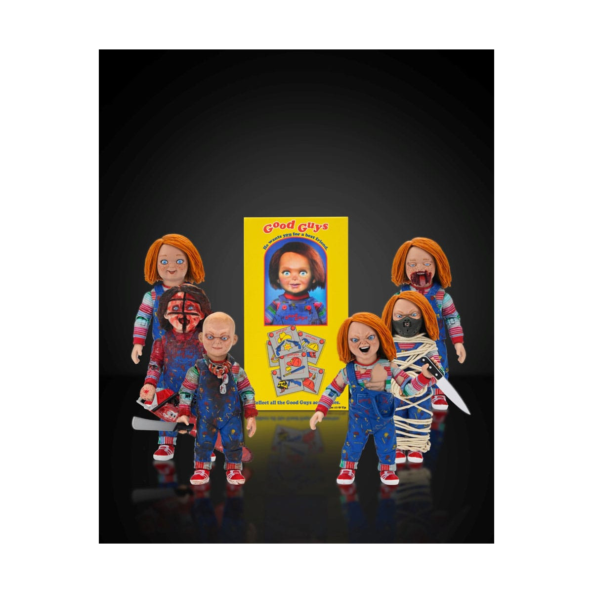 Neca Chucky TV serie - Blind Box Assortment Good Guy Series 1 - 12 figures