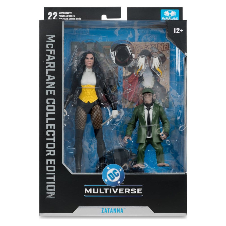 Mc Farlane - DC Multiverse - Zatanna with Detective Chimp Collector Edition 1/12