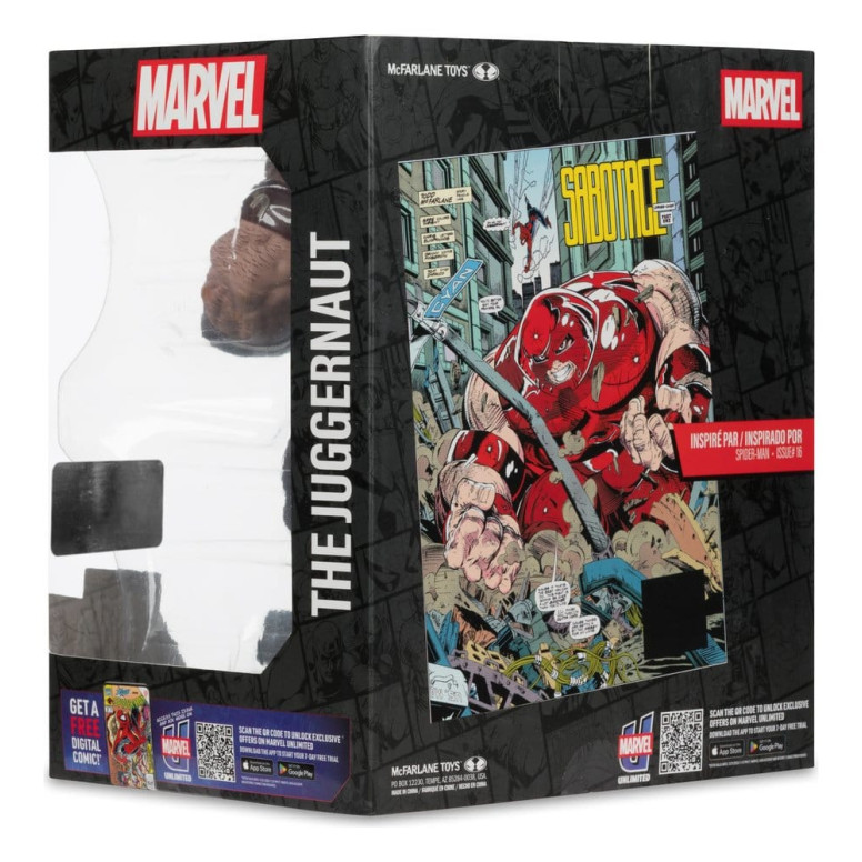 Mc Farlane - Marvel Collection The Juggernaut (Spider-Man 16) Gold Label 1/10