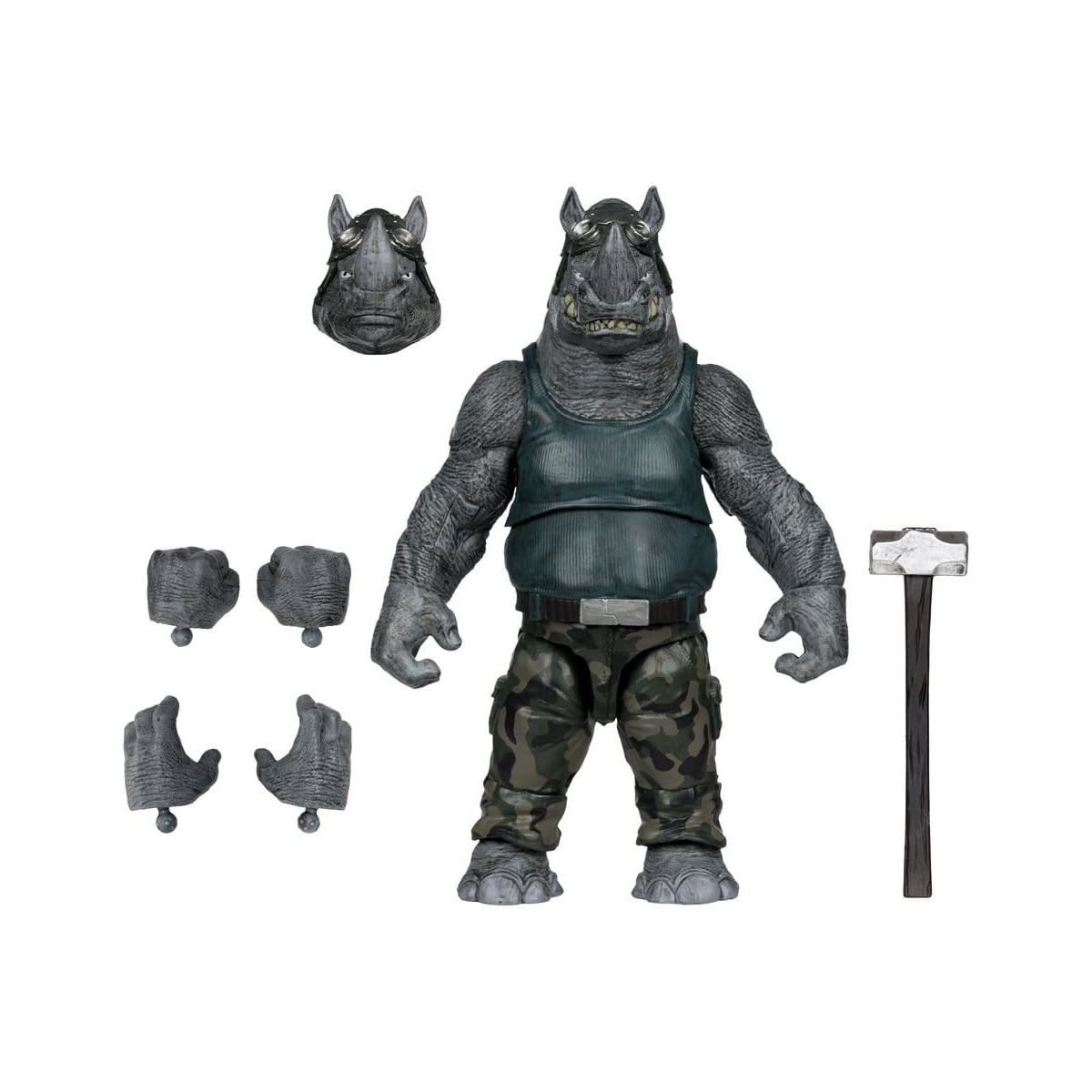Mc Farlane TMNT - Page Punchers - Rocksteady - Teenage Mutant Ninja Turtles