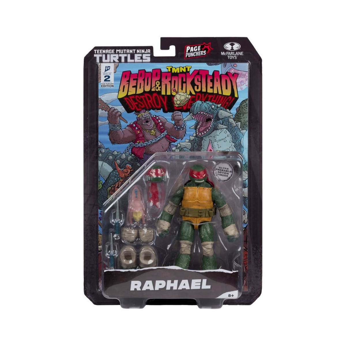 Mc Farlane TMNT - Page Punchers - Raphael - Teenage Mutant Ninja Turtles
