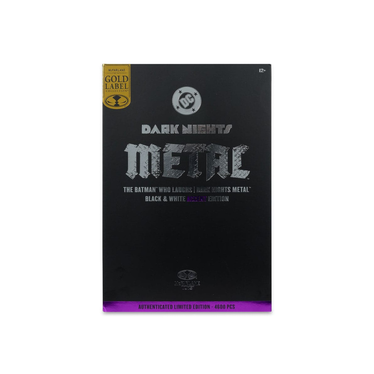 Mc Farlane DC Multiverse - Dark Nights: Metal - The Batman Who Laughs (B&W with accent) Gold Label