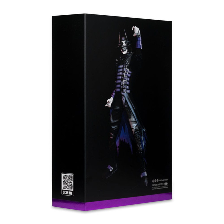 Mc Farlane DC Multiverse - Dark Nights: Metal - The Batman Who Laughs (B&W with accent) Gold Label