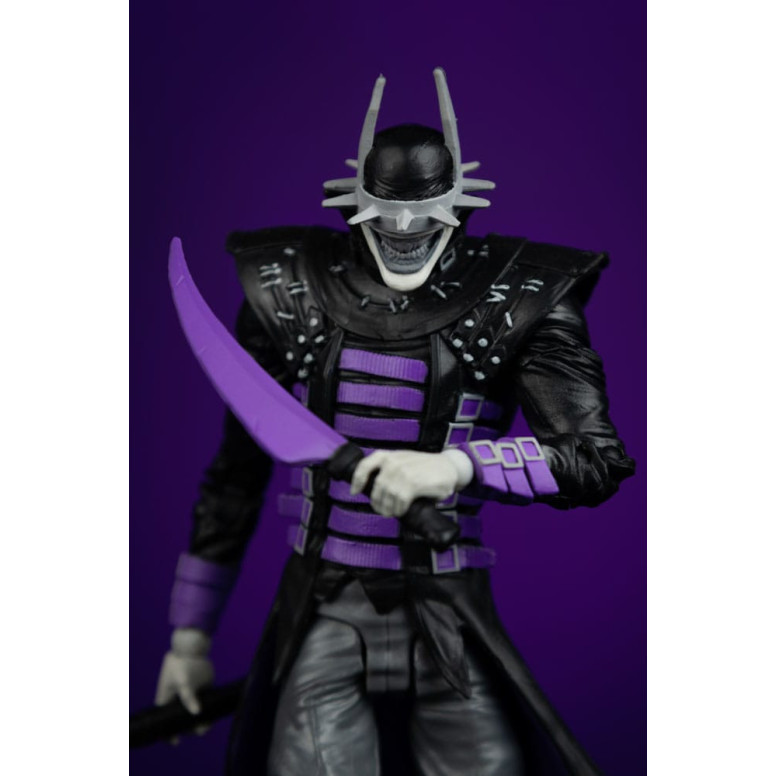 Mc Farlane DC Multiverse - Dark Nights: Metal - The Batman Who Laughs (B&W with accent) Gold Label