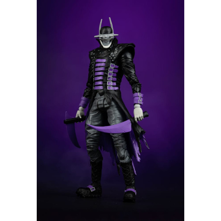 Mc Farlane DC Multiverse - Dark Nights: Metal - The Batman Who Laughs (B&W with accent) Gold Label