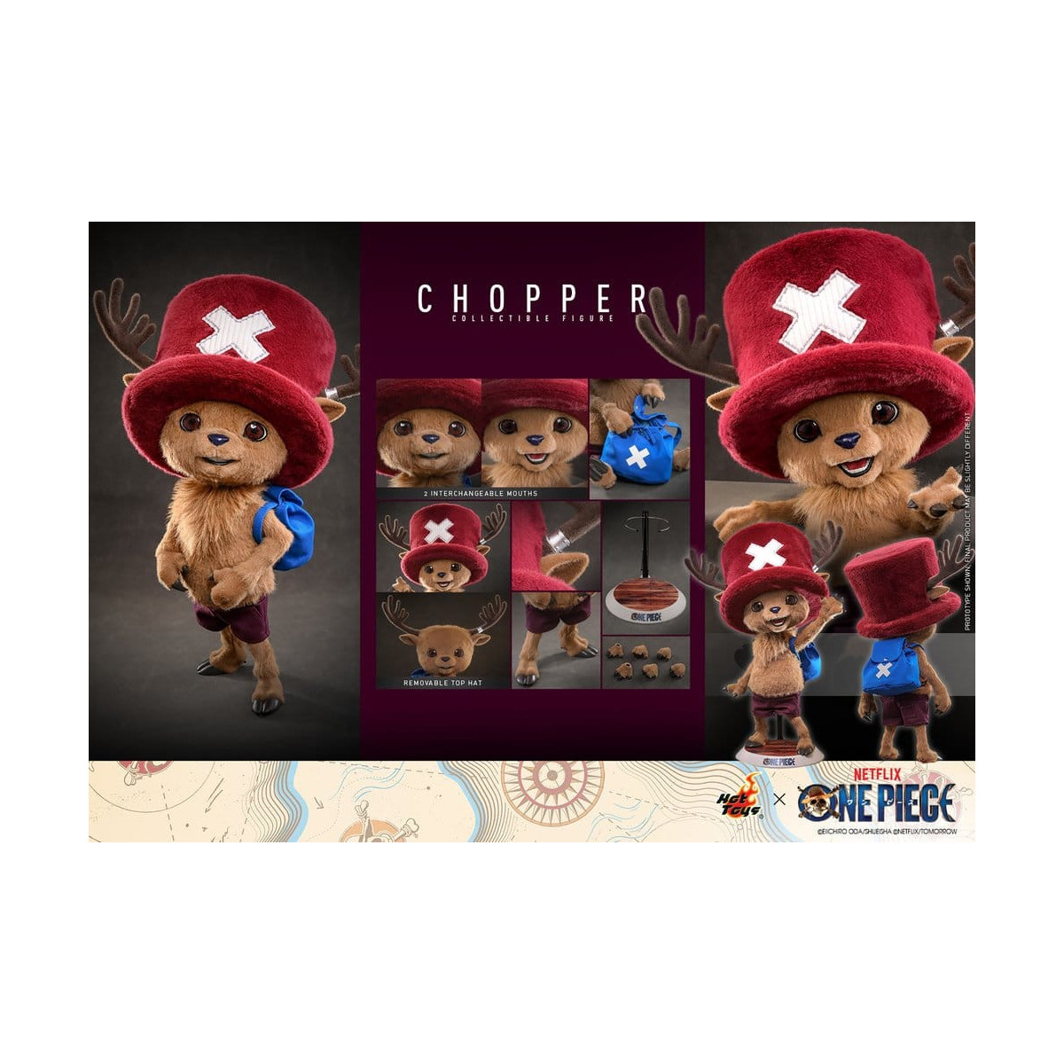 Hot toys - TONY TONY CHOPPER Collectible Figure 1/1 - One Piece Tv Serie