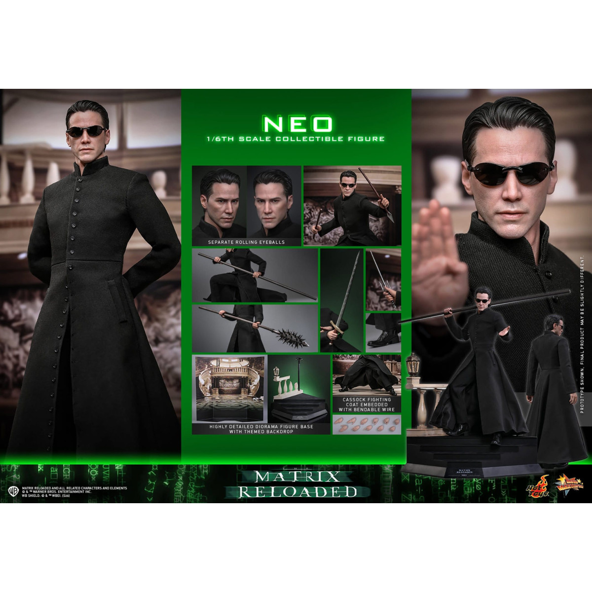 Hot Toys - The The Matrix Resurrections figurine 1/6 Neo Toy Fair Exclusive 2022 Figurine