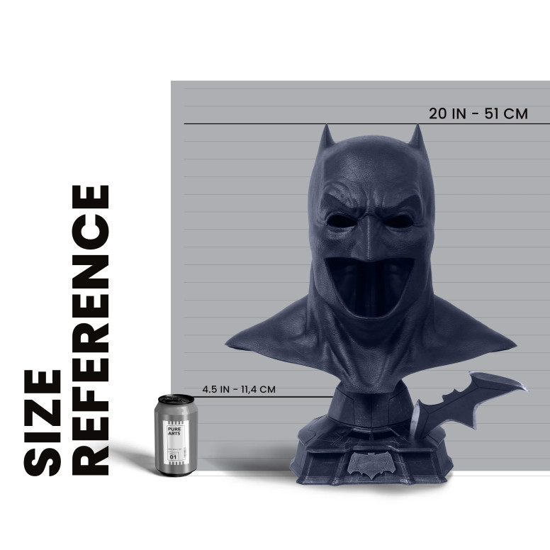 Pure Arts - Justice League : Batman v Superman Dawn of Justice - Batman Cowl Replica 1/1