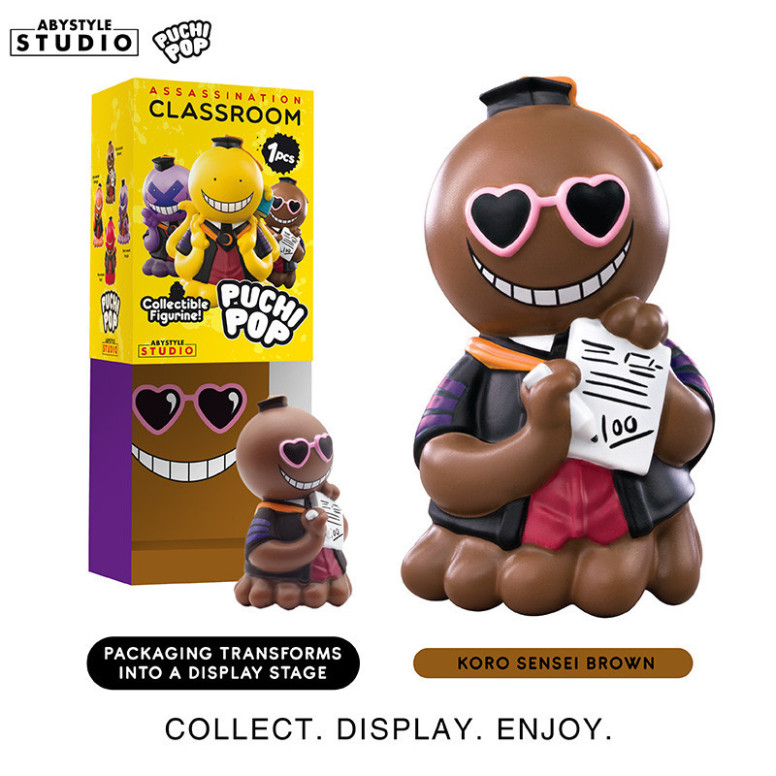 ABYstyle - Assassination Classroom - set of 8 Soft Vinyl Puchipop Koro-sensei figurines