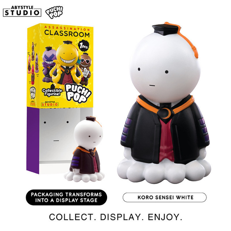 ABYstyle - Assassination Classroom - set of 8 Soft Vinyl Puchipop Koro-sensei figurines