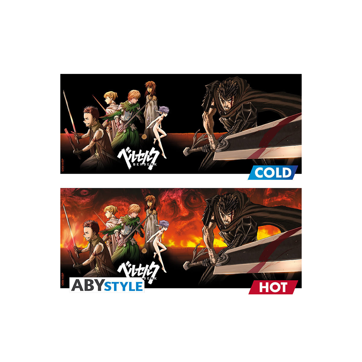 ABYstyle - Berserk - Thermo-reactive mug 460 ml