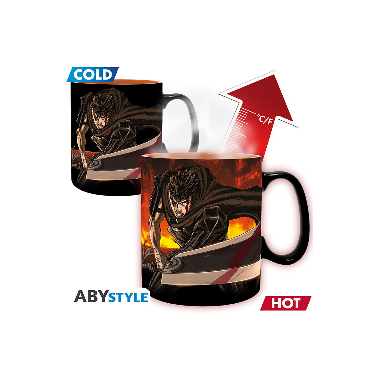 ABYstyle - Berserk - Thermo-reactive mug 460 ml