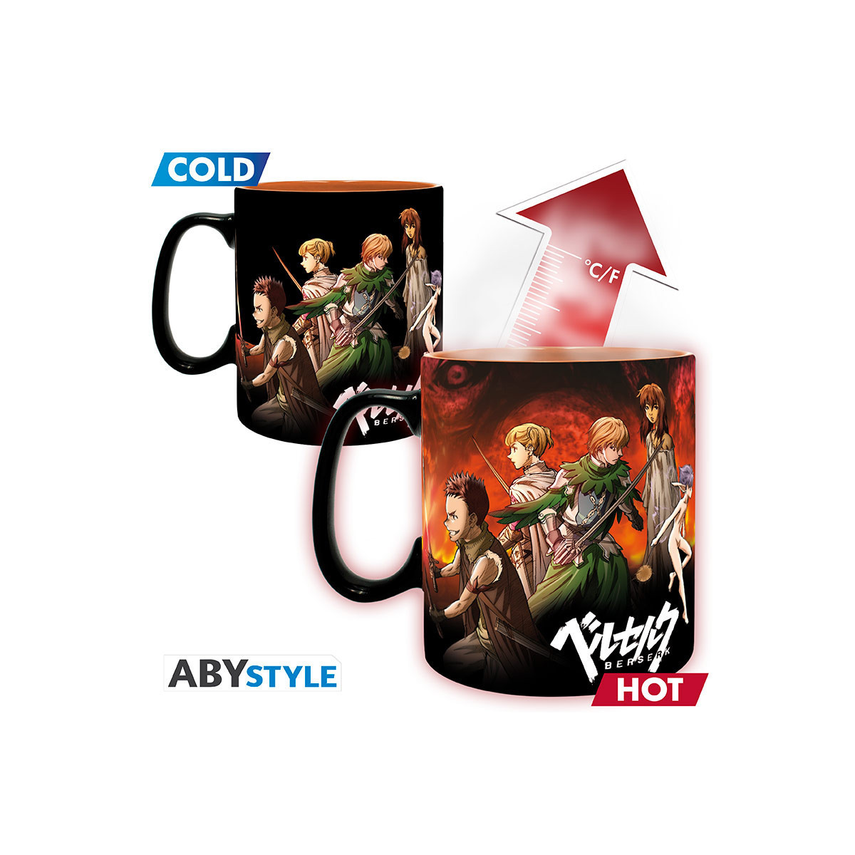ABYstyle - Berserk - Thermo-reactive mug 460 ml